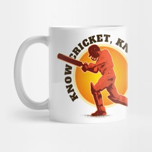 Know Cricket Know Life Vintage Mug